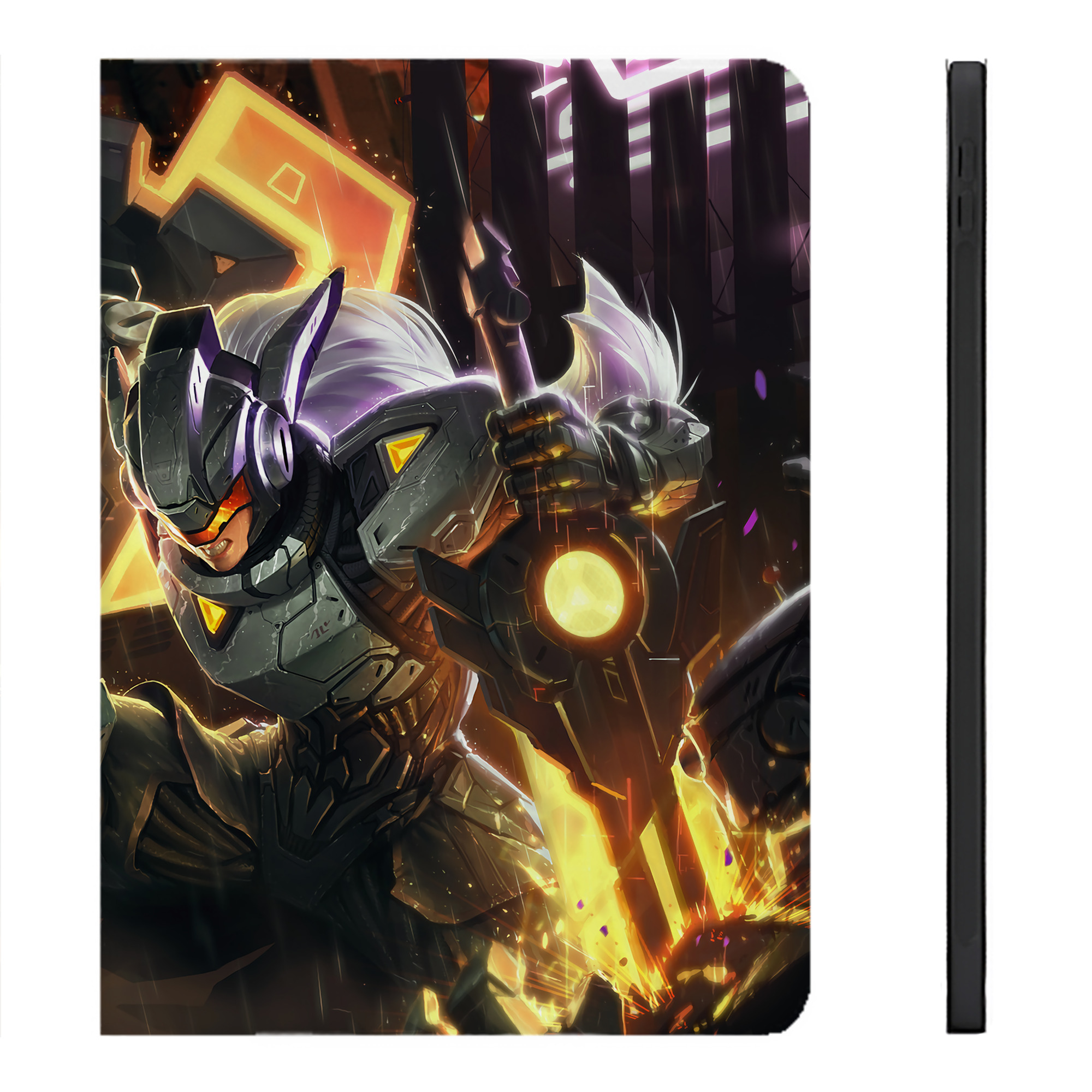 リーグ・オブ・レジェンド League of Legends LOL IPadケース ペンホルダー付き ブックスタイルデザイン
